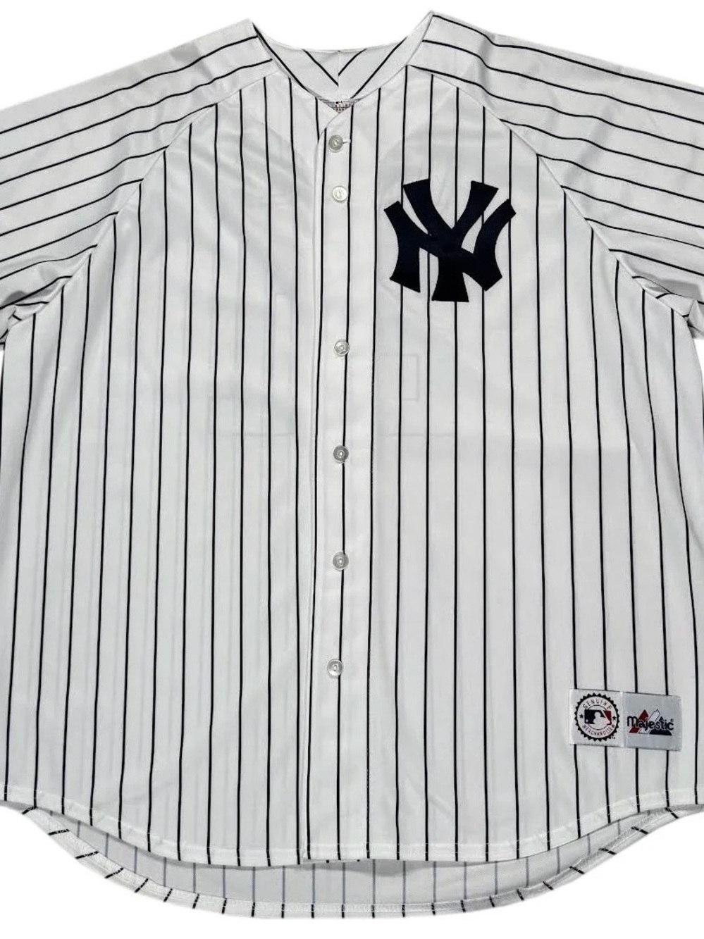 Vintage Majestic New York Yankees Paul O'Neill Pinstripe Jersey (Size XXL)